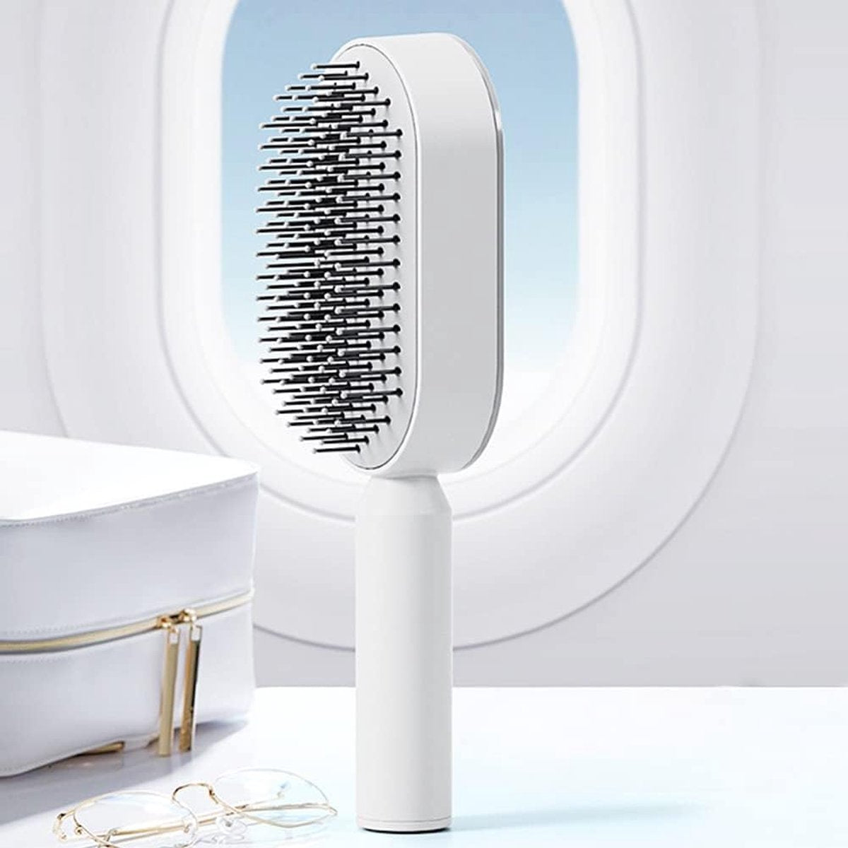 EveBrush™—Self-Cleaning Hair Brush